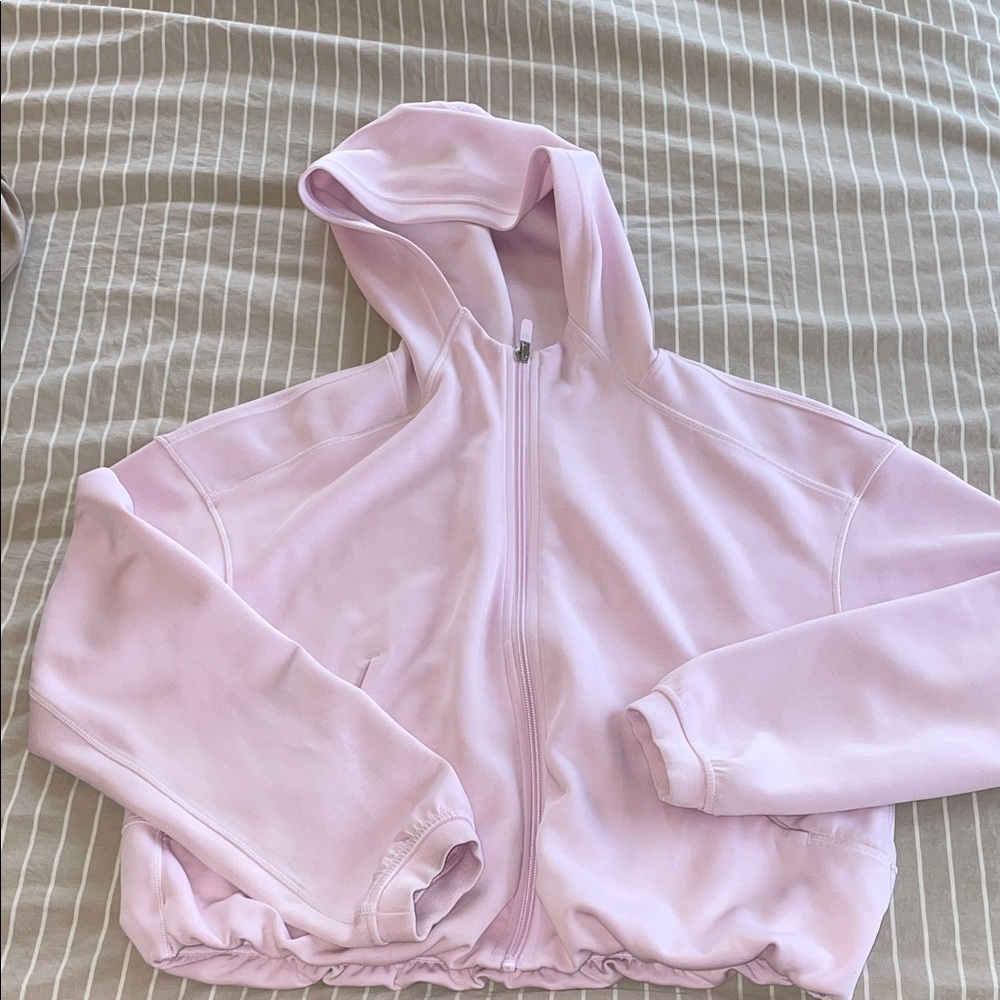 Softstreme Full-Zip Hoodie in Light Pink